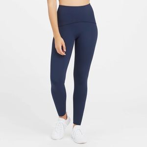 Spanx Booty Boost navy leggings